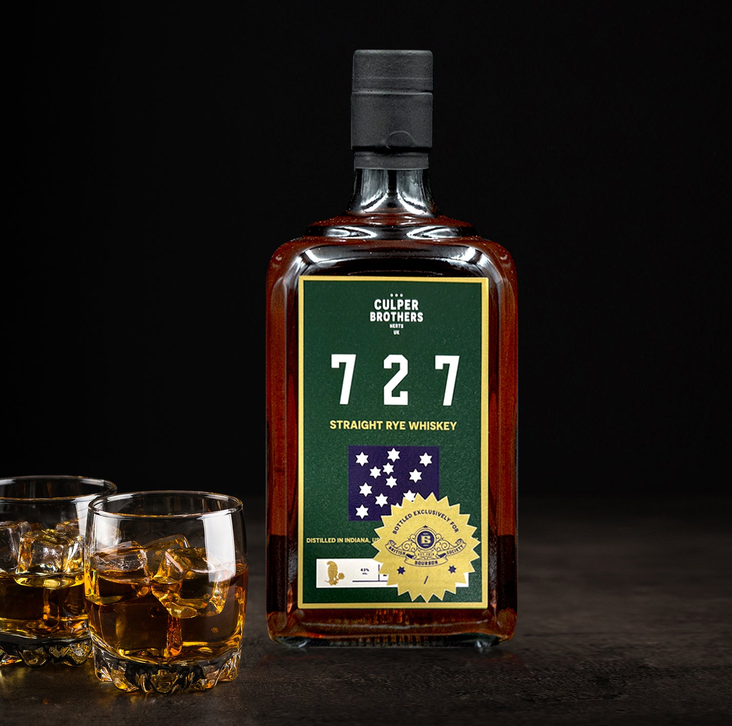 Culper Brothers 727 Rye Whiskey British Bourbon Society Barrel Pick