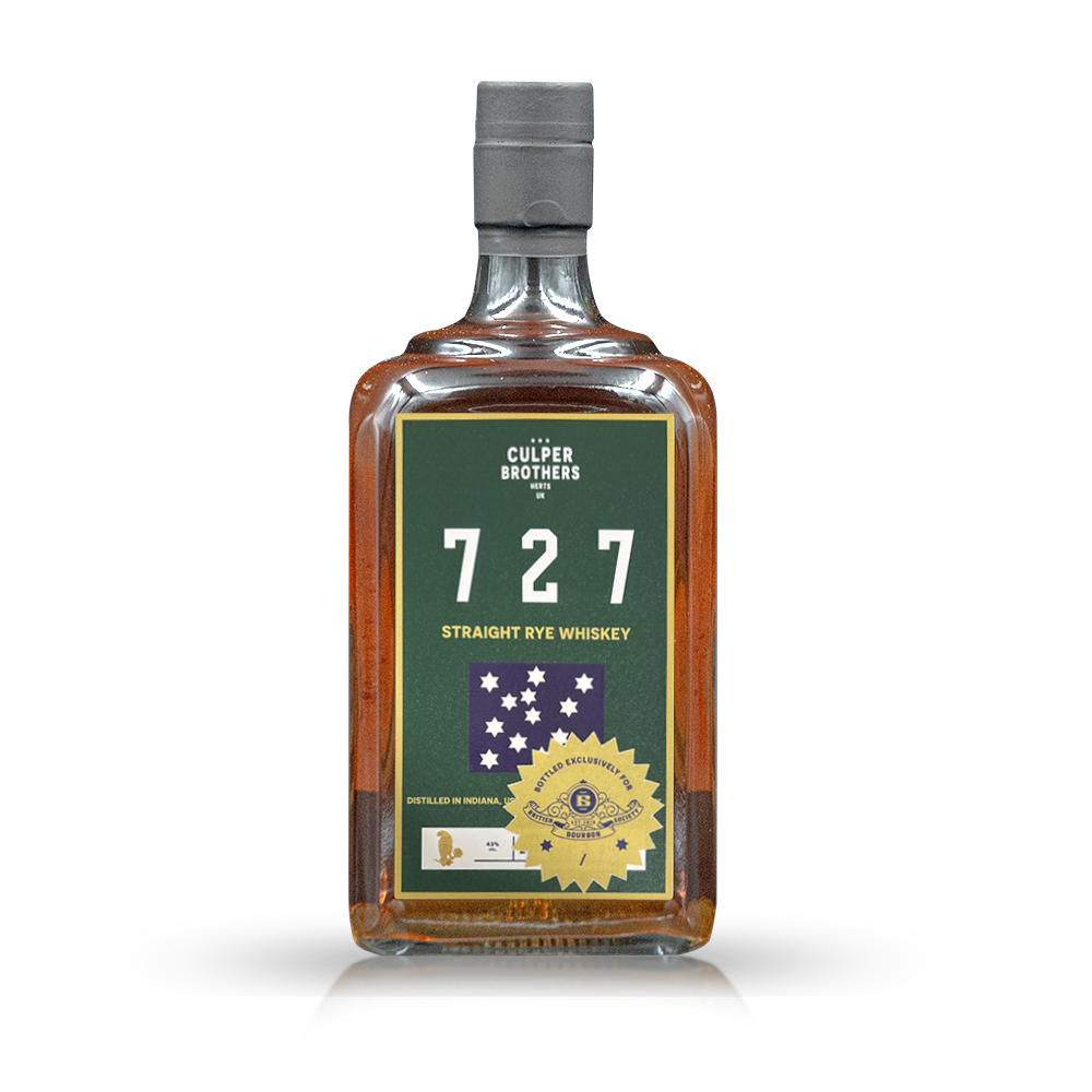 Culper Brothers 727 Rye Whiskey British Bourbon Society Barrel Pick