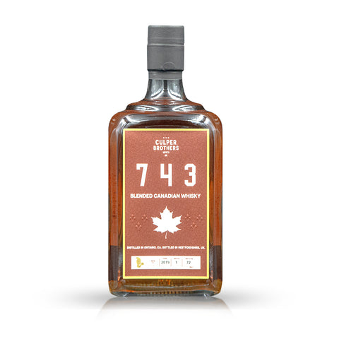Culper Brothers 743 Canadian Whisky