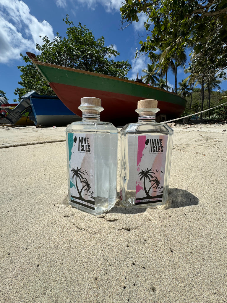 Nine Isles Peach and Lychee Gin 70cl 40%