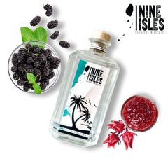 Nine Isles Sorrel and Mulberry Gin 70cl 40%