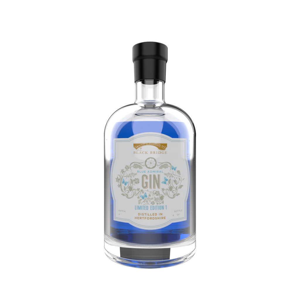 blue admiral gin colour changing gin color changing gin black bridge distillery